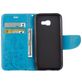 Mobigear Flowers Housse Samsung Galaxy A5 (2017) Etui Porte-Monnaie - Turquoise