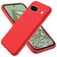 Mobigear Colors Coque Google Pixel 8a Coque arrière en TPU Souple - Rouge