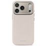 Decoded Coque iPhone 18 Pro Max MagSafe Coque arrière en Cuir Véritable Anti-Chocs - Taupe