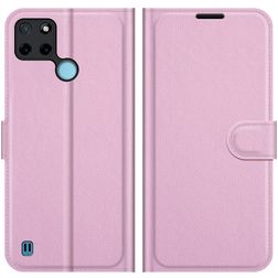 Mobigear Classic Housse Realme C21Y Etui Porte-Monnaie - Rose