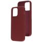 Mobiparts Coque iPhone 14 Pro Max Coque arrière en Silicone - Plum Red
