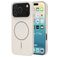 Mobiparts Slim Line Coque iPhone 17 Pro MagSafe Coque arrière Rigide - Off White