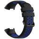 Mobigear Sport Plus Buckle Bracelet Silicone Fitbit Charge 3 Fermeture boucle ardillon - Noir / Bleu