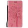 Mobigear Tree Housse Samsung Galaxy S21 Etui Porte-Monnaie - Magenta