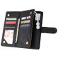 Mobigear Zipper Housse Samsung Galaxy A51 Etui Porte-Monnaie - Noir