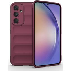 Mobigear Bumpy Coque Samsung Galaxy A35 Coque arrière en TPU Souple - Rouge
