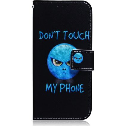 Mobigear Design Housse Samsung Galaxy A71 Etui Porte-Monnaie - Do Not Touch