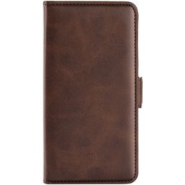Mobigear Slim Magnet Housse TCL 20 SE Etui Porte-Monnaie - Marron