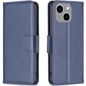 Mobigear Excellent Housse iPhone 15 Plus Etui Porte-Monnaie - Bleu