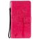 Mobigear Tree Housse Samsung Galaxy S21 Etui Porte-Monnaie - Magenta