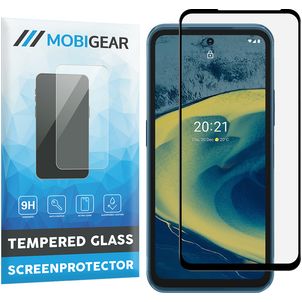 Mobigear Premium Nokia XR20 Verre trempé Protection d'écran - Compatible Coque - Noir