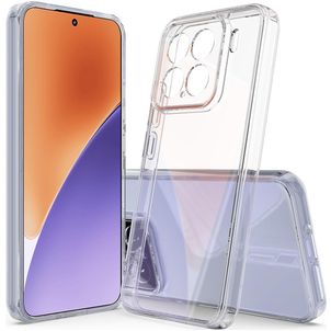 Mobigear Crystal Coque Transparente Xiaomi 15 Coque arrière Rigide - Transparent