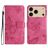 Mobigear Butterfly Housse iPhone 17 Pro Etui Porte-Monnaie - Rouge