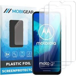 Mobigear Motorola Moto G8 Power Lite Protection d'écran Film - Compatible Coque (Lot de 3)