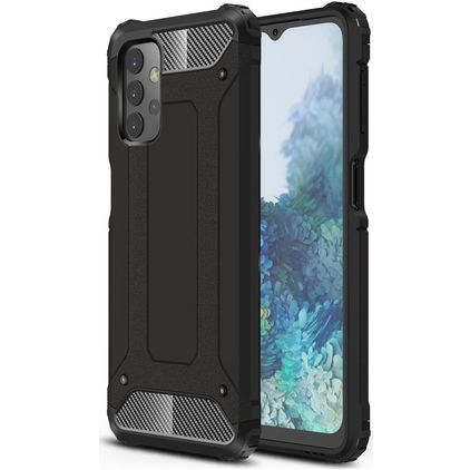 Mobigear Outdoor Samsung Galaxy A32 5G Plastique rigide Coque arrière Antichoc - Noir
