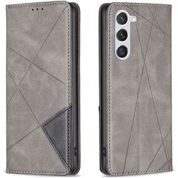 Mobigear Rhombus Slim Housse Samsung Galaxy S23 Etui - Gris