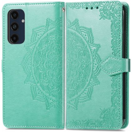 Mobigear Mandala Samsung Galaxy A16 Étui Portefeuille - Vert