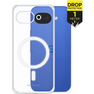 Mobilize Naked Protection Coque Transparente Google Pixel 10a MagSafe Coque arrière Rigide Anti-Chocs - Transparent