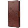 Mobigear Flowers Housse Samsung Galaxy A33 Etui Porte-Monnaie - Marron