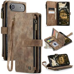 CaseMe C30 Housse iPhone Air Etui Porte-Monnaie - Marron