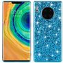 Mobigear Glitter Coque Huawei Mate 30 Pro Coque arrière Rigide - Bleu