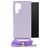 Mobilize Lanyard Gelly Samsung Galaxy S23 Ultra Coque avec cordon en TPU Souple - Pastel Purple