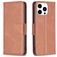 Mobigear Excellent iPhone 15 Pro Étui Portefeuille - Marron