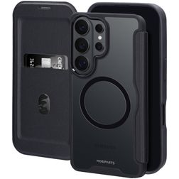 Mobiparts Shield Line Housse Samsung Galaxy S26 Ultra MagSafe Etui - Noir