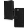 Mobilize Wallet Housse iPhone 17e Etui en Cuir Véritable Porte-Monnaie - Noir