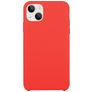Mobigear Rubber Touch Coque iPhone 15 Coque arrière en Silicone - Rouge