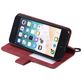Mobigear Rhombus Housse iPhone SE (2022) Etui Porte-Monnaie - Rouge