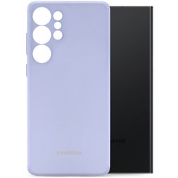 Mobilize Rubber Gelly Coque Samsung Galaxy S24 Ultra Coque arrière en TPU Souple - Pastel Purple