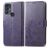Mobigear Clover Housse TCL 305 Etui Porte-Monnaie - Violet