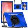 Mobigear SureGrip XGuard Coque Samsung Galaxy Tab S11 Ultra Coque arrière en Plastique rigide,Silicone + Porte-crayon + Bandoulière + Support Amovible - Bleu