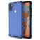 Mobigear Honeycomb Coque Samsung Galaxy A11 Coque arrière Rigide Anti-Chocs - Bleu