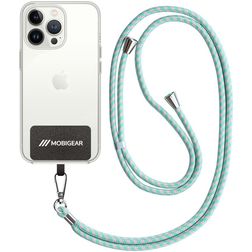 Mobigear Lanyard - Cordon de téléphone universel ajustable - Rose / Vert