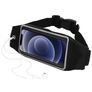 Mobiparts Comfort Fit Belt Brassard Téléphone iPhone 12 Mini Ceinture Coque de Sport en Neoprène - Noir
