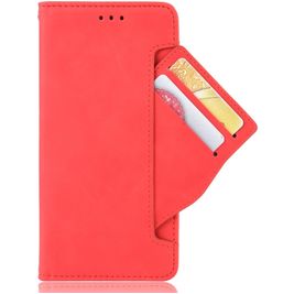 Mobigear Slide Wallet Housse LG K51s Etui Porte-Monnaie - Rouge
