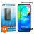 Mobigear Premium Motorola Moto G8 Power Verre trempé Protection d'écran - Compatible coque - Noir (Lot de 2)