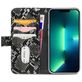 Mobilize Magnet Zipper Housse iPhone 13 Pro Max Etui avec Coque Détachable Porte-Monnaie - Noir