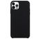 Mobigear Rubber Touch Coque iPhone 15 Pro Coque arrière en Silicone - Noir