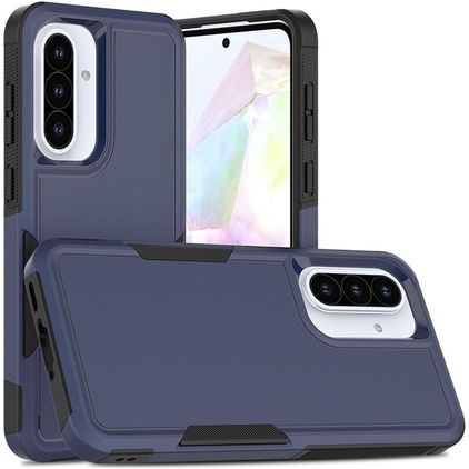 Mobigear Heavy Armor Coque Samsung Galaxy A36 Coque arrière Rigide Anti-Chocs - Dark Blue