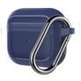 Mobigear Carbon Coque Apple AirPods 3 Coque en Silicone Souple - Bleu