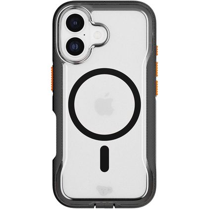 Tech21 EvoPro Coque Transparente iPhone 17 MagSafe Coque arrière Rigide Anti-Chocs - Transparent
