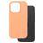 CARE by PanzerGlass Fashionable Coque iPhone 16 Pro MagSafe Coque arrière en Silicone - Peachy