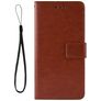 Mobigear Wallet Housse HTC Desire 20 Pro Etui Porte-Monnaie - Marron