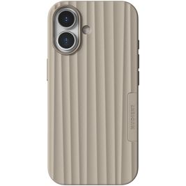 Nudient Bold Coque iPhone 17 MagSafe Coque arrière Rigide - Linen Beige