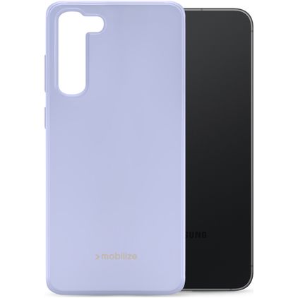 Mobilize Rubber Gelly Coque Samsung Galaxy S23 Plus Coque arrière en TPU Souple - Pastel Purple