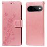 Mobigear Flowers Housse Google Pixel 11 Pro Etui Porte-Monnaie - Rose