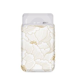 MIO - Porte Cartes en - 3 Cartes - Compatible MagSafe - Roses